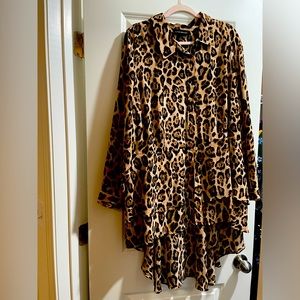 Lane Bryant, size 26, leopard print blouse